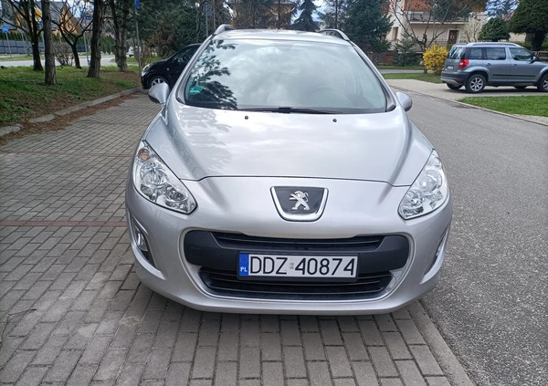 Peugeot 308 cena 19000 przebieg: 232500, rok produkcji 2012 z Dzierżoniów małe 121